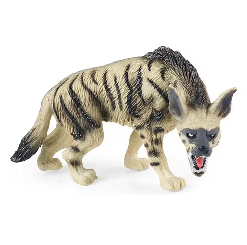 Striped hyena toy action - hyena,